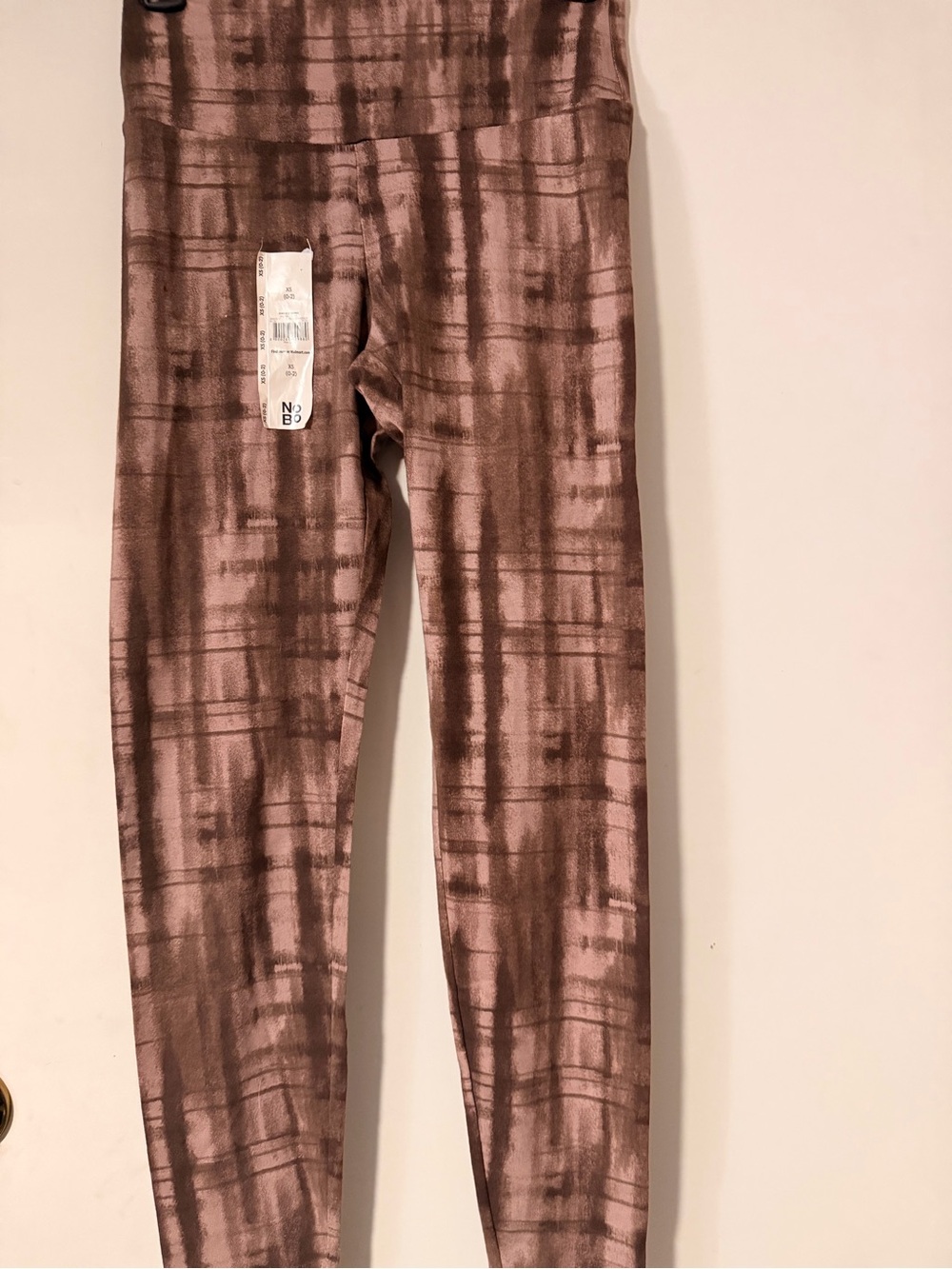 NOBO Girls Pink Mauve Tie-Dye Leggings